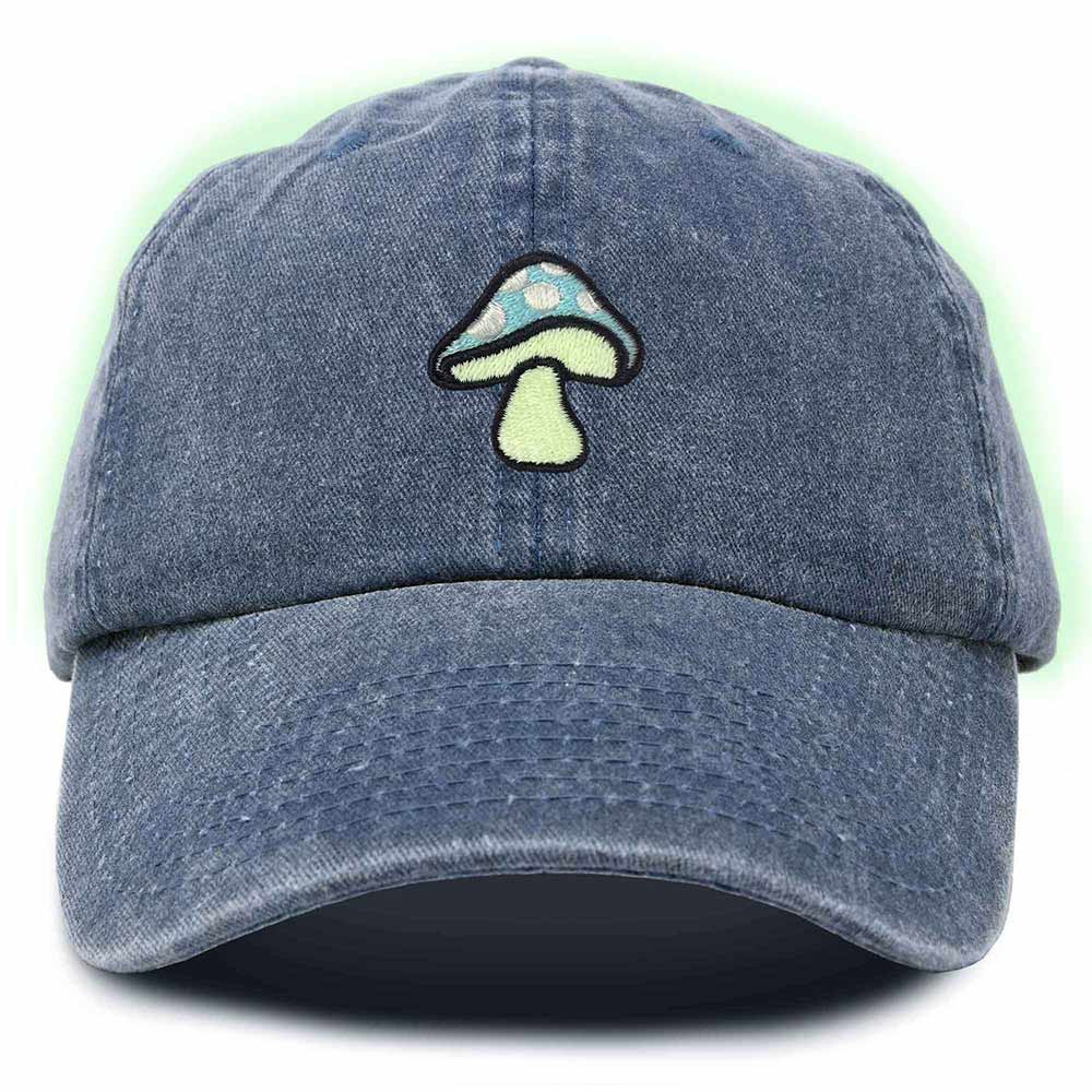 Dalix Mushroom Embroidered Fungi Magic Dad Hat Cotton Baseball Cap Adjustable Mens