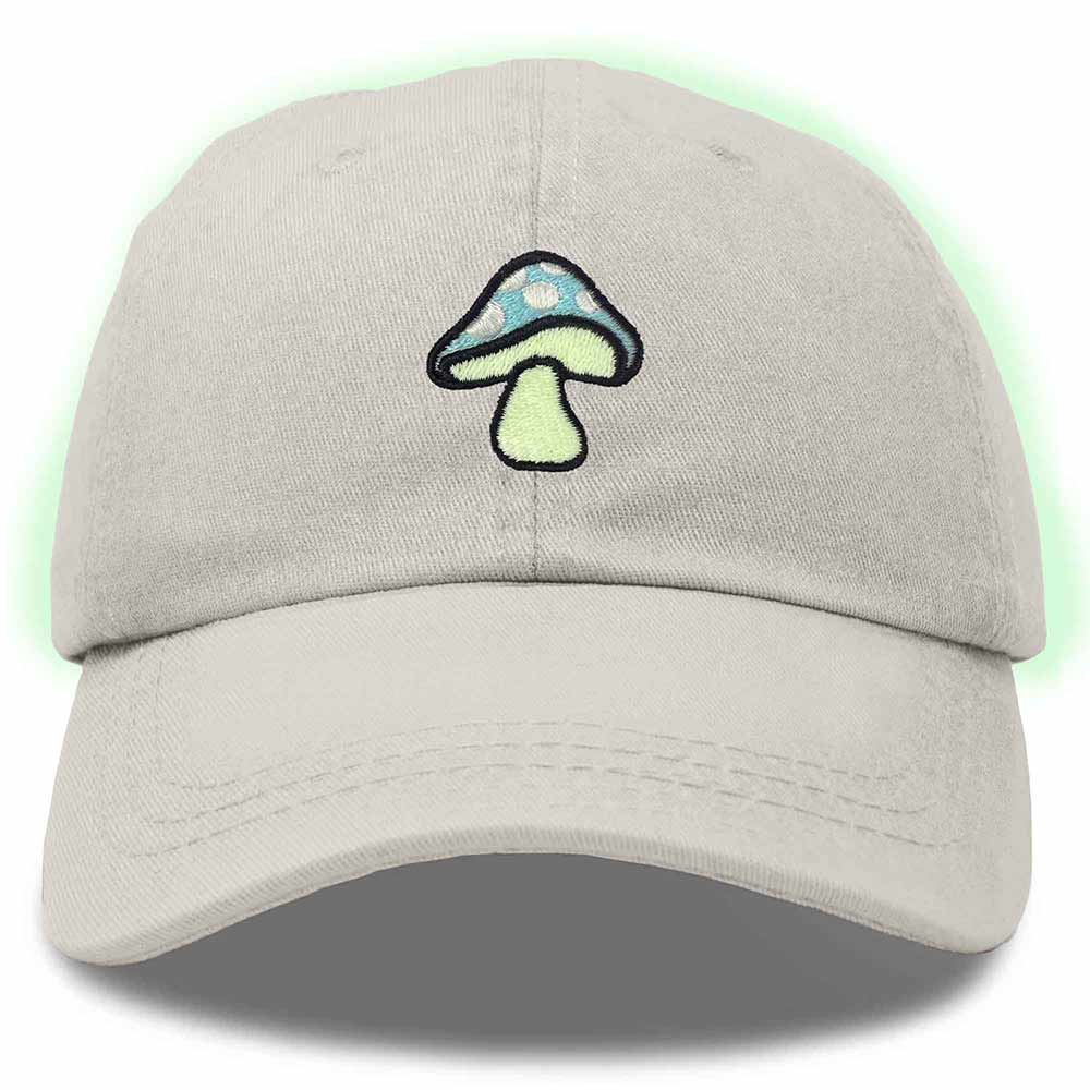 Dalix Mushroom Embroidered Fungi Magic Dad Hat Cotton Baseball Cap Adjustable Mens