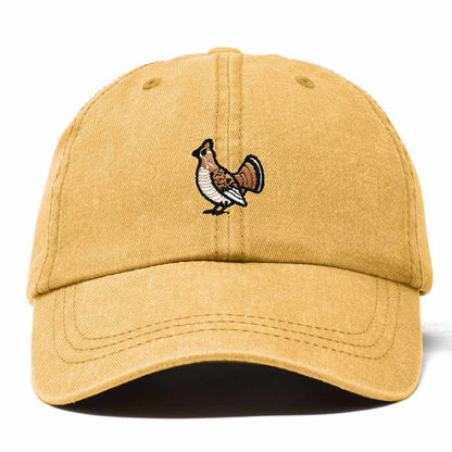 Dalix Ruffed Grouse Pennsylvania Embroidered Bird Cotton Baseball Cap Dad Hat Mens Womens Outdoor Summer in Washed Gold