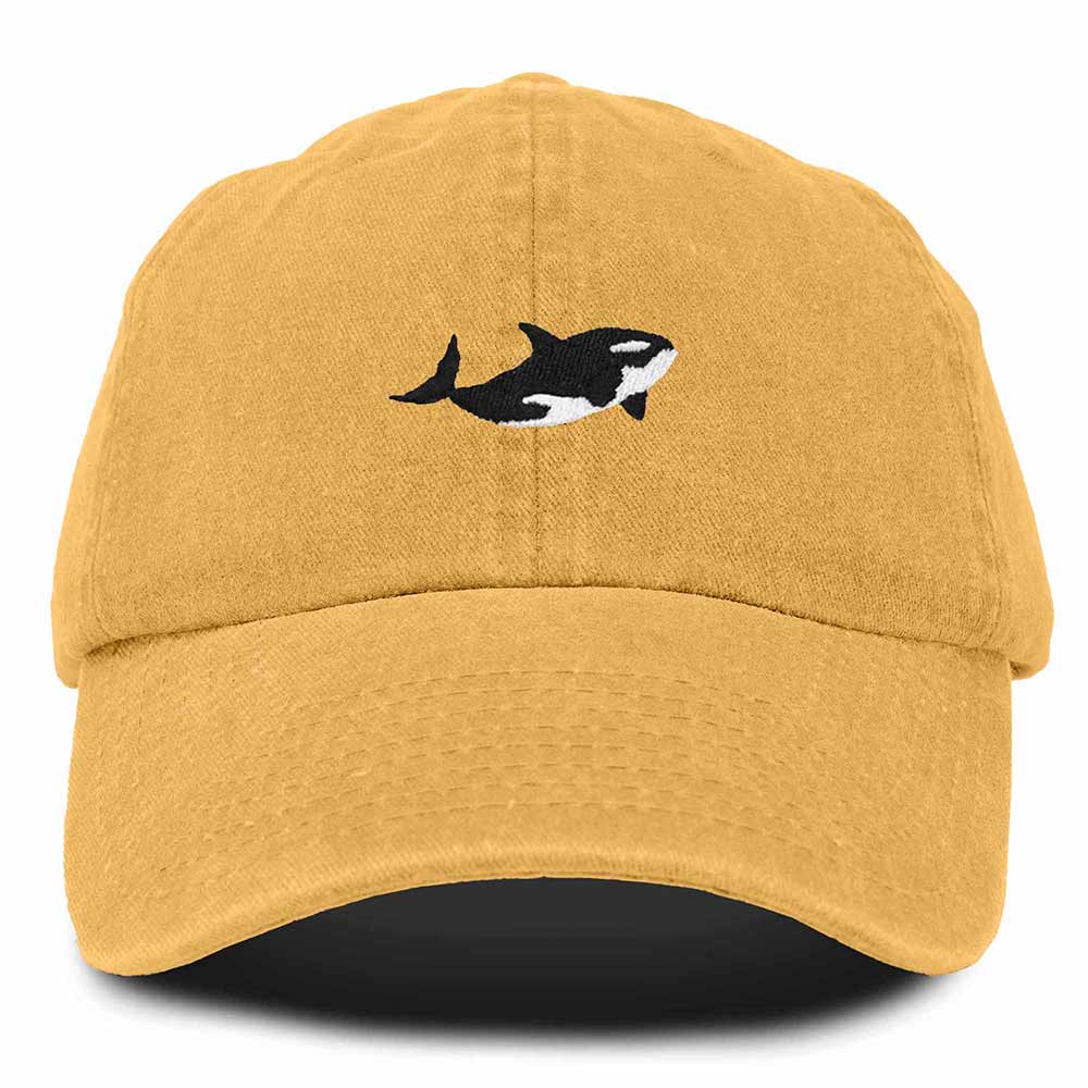 Dalix Orca Cap Aquarium Embroidered Mens Cotton Dad Hat Baseball Hat