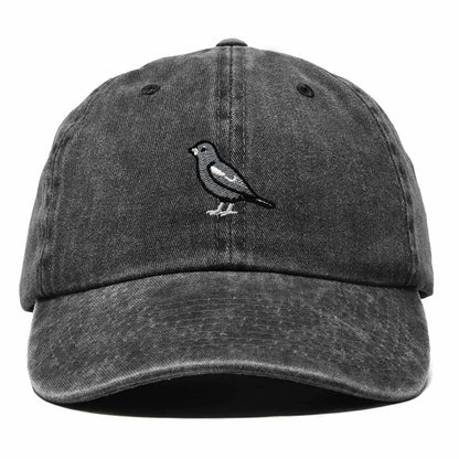 Dalix Lark Bunting Colorado Embroidered Bird Cotton Baseball Cap Dad Hat Mens Womens Outdoor Summer in Washed Black