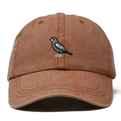 Dalix Lark Bunting Colorado Embroidered Bird Cotton Baseball Cap Dad Hat Mens Womens Outdoor Summer in Washed Orange