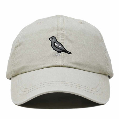 Dalix Lark Bunting Colorado Embroidered Bird Cotton Baseball Cap Dad Hat Mens Womens Outdoor Summer in Washed Stone White