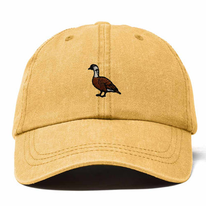 Dalix Nene Hawaii Embroidered Bird Cotton Baseball Cap Dad Hat Mens Womens Outdoor Summer in Washed Gold