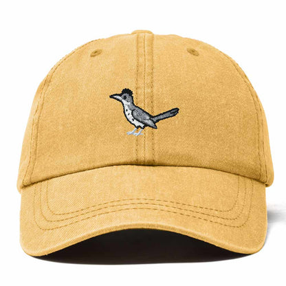 Dalix Greater Roadrunner New Mexico Embroidered Bird Cotton Baseball Cap Dad Hat Mens Womens Outdoor Summer in Washed Gold