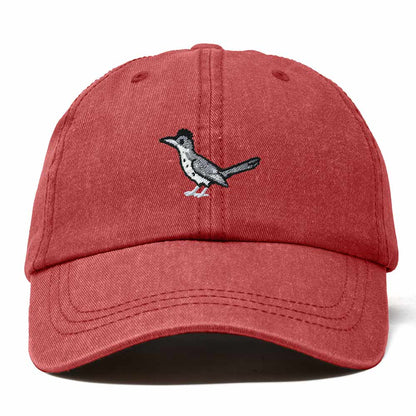 Dalix Greater Roadrunner New Mexico Embroidered Bird Cotton Baseball Cap Dad Hat Mens Womens Outdoor Summer in Washed Red