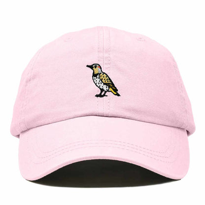 Dalix Yellowhammer Alabama Embroidered Bird Cotton Baseball Cap Dad Hat Mens Womens Outdoor Summer in Washed Pink