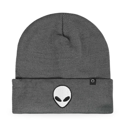 Dalix Alien Embroidered Beanie Hat Knit Cap Cold Weather Mens