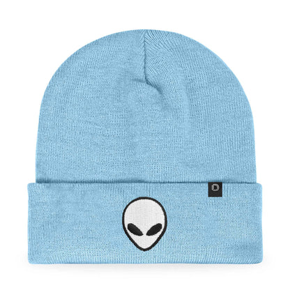 Dalix Alien Embroidered Beanie Hat Knit Cap Cold Weather Mens