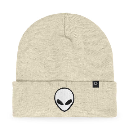 Dalix Alien Embroidered Beanie Hat Knit Cap Cold Weather Mens