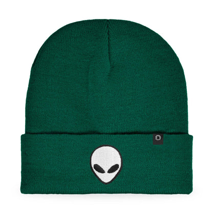 Dalix Alien Embroidered Beanie Hat Knit Cap Cold Weather Mens