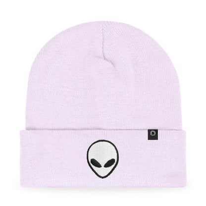 Dalix Alien Embroidered Beanie Hat Knit Cap Cold Weather Mens
