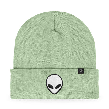 Dalix Alien Embroidered Beanie Hat Knit Cap Cold Weather Mens