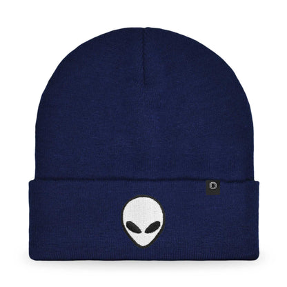 Dalix Alien Embroidered Beanie Hat Knit Cap Cold Weather Mens
