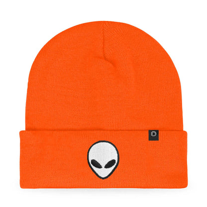 Dalix Alien Embroidered Beanie Hat Knit Cap Cold Weather Mens