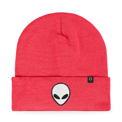 Dalix Alien Embroidered Beanie Hat Knit Cap Cold Weather Mens