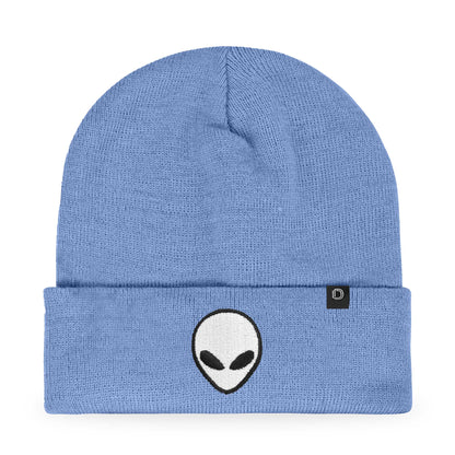 Dalix Alien Embroidered Beanie Hat Knit Cap Cold Weather Mens