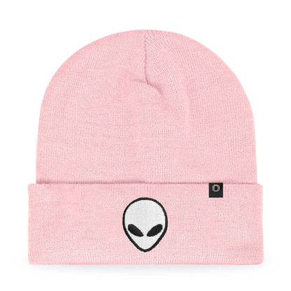 Dalix Alien Embroidered Beanie Hat Knit Cap Cold Weather Mens