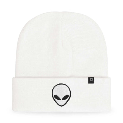 Dalix Alien Embroidered Beanie Hat Knit Cap Cold Weather Mens