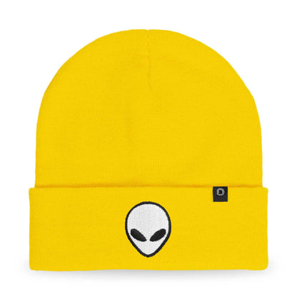 Dalix Alien Embroidered Beanie Hat Knit Cap Cold Weather Mens