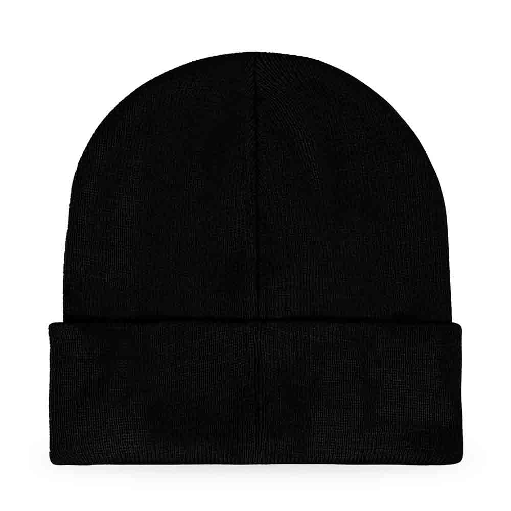 Dalix Heartly Ghost Embroidered Beanie Hat Knit Cap Cold Weather Womens in Black