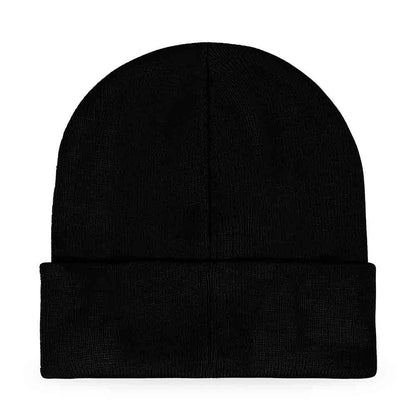 Dalix Heartly Ghost Embroidered Beanie Hat Knit Cap Cold Weather Womens in Black
