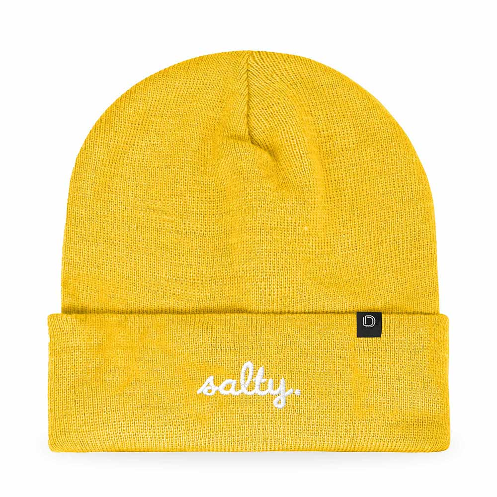 Dalix Salty Embroidered Beanie Warm Winter Knit Hat Women in Lavender