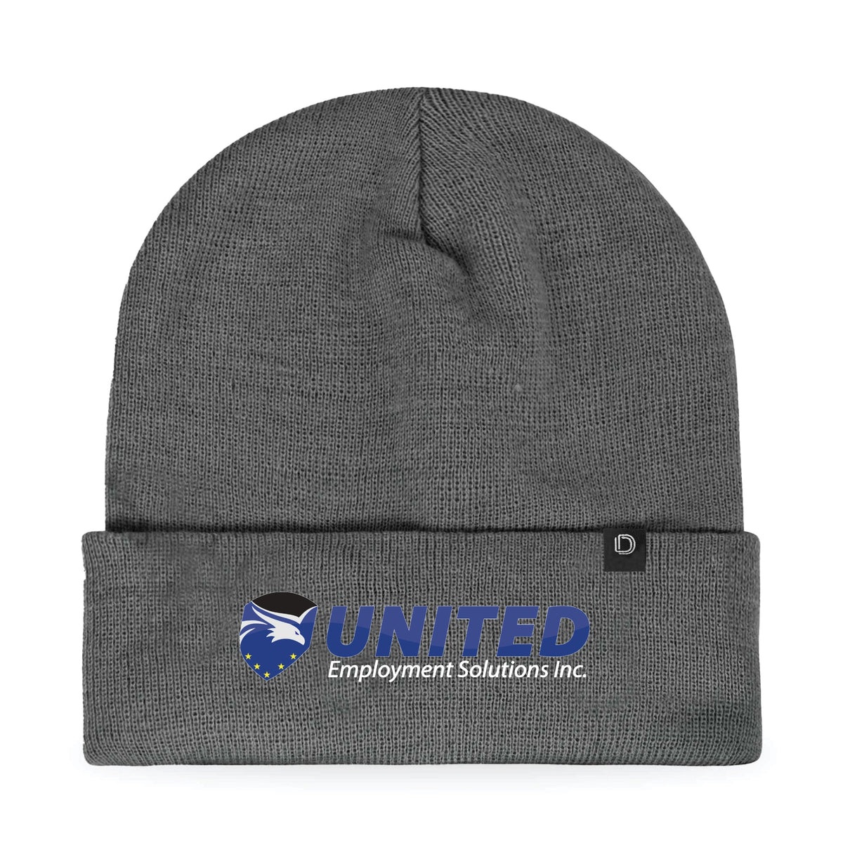 Dalix United Employment Solutions Embroidered Knit Beanie