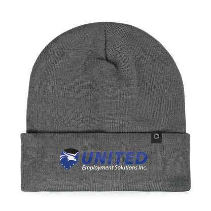 Dalix United Employment Solutions Embroidered Knit Beanie