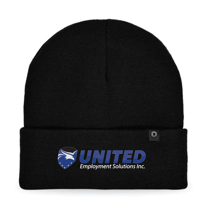 Dalix United Employment Solutions Embroidered Knit Beanie