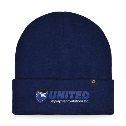 Dalix United Employment Solutions Embroidered Knit Beanie