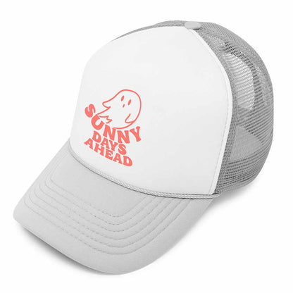 Dalix Sunny Days Snapback Trucker Hat Women Floral Mesh Cap