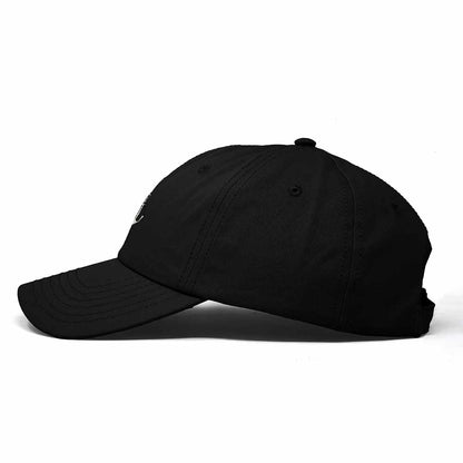 Dalix Anchor Nautical Embroidered Adjustable Cotton Twill Dad Hat for Women in Black