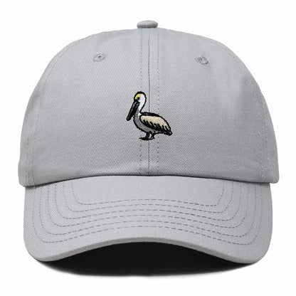 Dalix Brown Pelican Embroidered Bird Cotton Baseball Cap Dad Hat Mens Womens Outdoor Summer in Gray