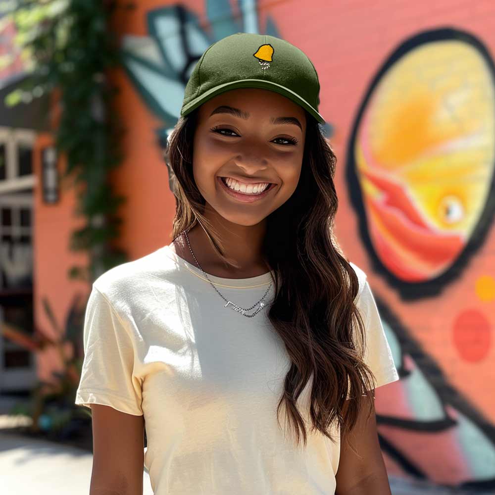 Bell Cap Trendy And Stylish Embroidered Hat Dalix Bell cap trendy and stylish embroidered hat dalix
