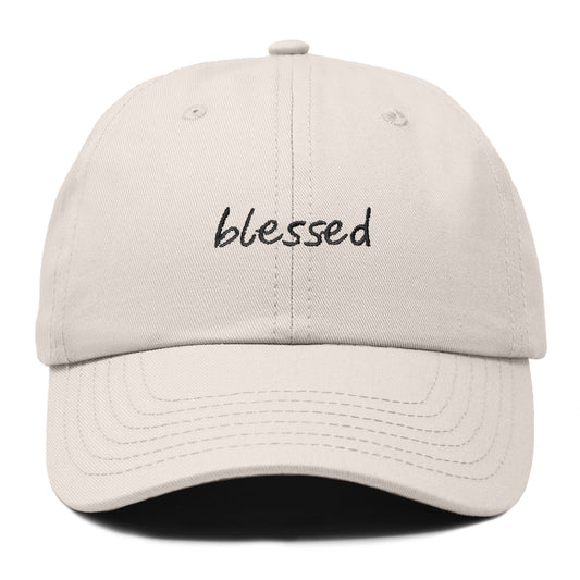 Dalix Blessed Dad Cap — Beige