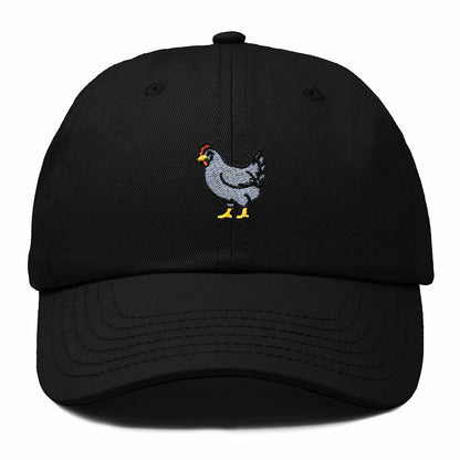 Dalix Delaware Blue Hen Embroidered Bird Cotton Baseball Cap Dad Hat Mens Womens Outdoor Summer in Black