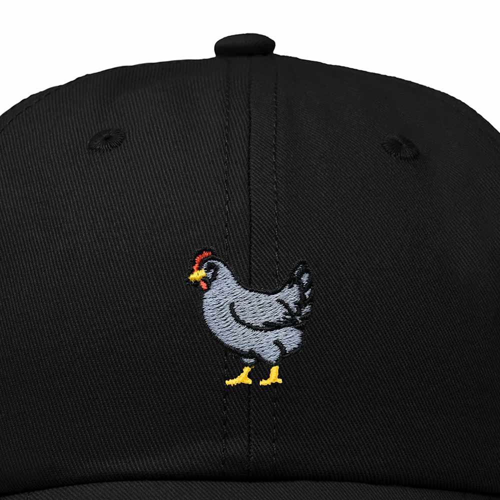 Dalix Delaware Blue Hen Embroidered Bird Cotton Baseball Cap Dad Hat Mens Womens Outdoor Summer in Black