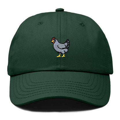 Dalix Delaware Blue Hen Embroidered Bird Cotton Baseball Cap Dad Hat Mens Womens Outdoor Summer in Dark Green