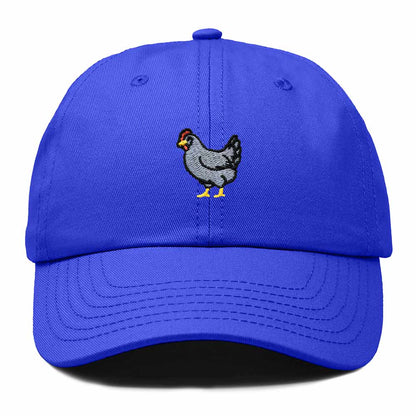 Dalix Delaware Blue Hen Embroidered Bird Cotton Baseball Cap Dad Hat Mens Womens Outdoor Summer in Royal Blue