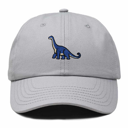 Dalix Brachiosaurus Embroidered Dinosaur Cotton Summer Outdoor Baseball Cap Dad Hat Mens in Gray