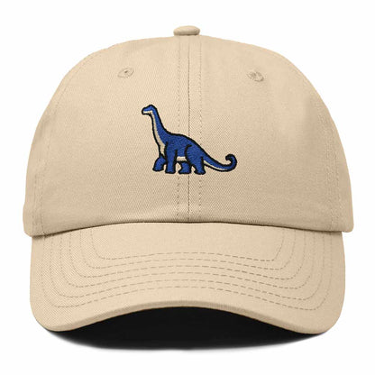 Dalix Brachiosaurus Embroidered Dinosaur Cotton Summer Outdoor Baseball Cap Dad Hat Mens in Khaki