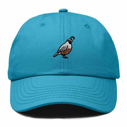 Dalix California Quail Embroidered Bird Cotton Baseball Cap Dad Hat Mens Womens Outdoor Summer in Teal