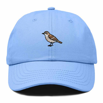 Dalix Cactus Wren Arizona Embroidered Bird Cotton Baseball Cap Dad Hat Mens Womens Outdoor Summer in Light Blue