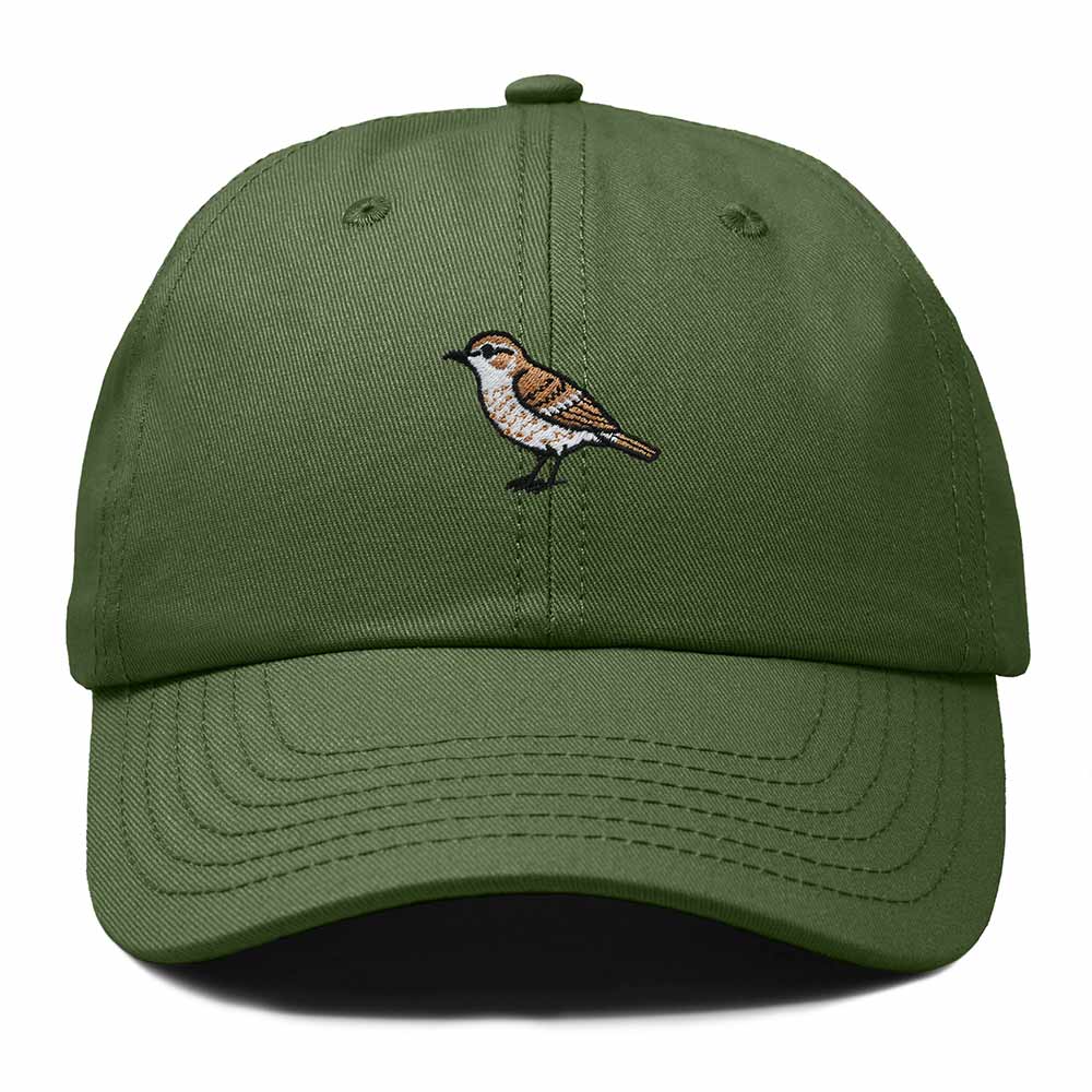 Dalix Cactus Wren Arizona Embroidered Bird Cotton Baseball Cap Dad Hat Mens Womens Outdoor Summer in Olive