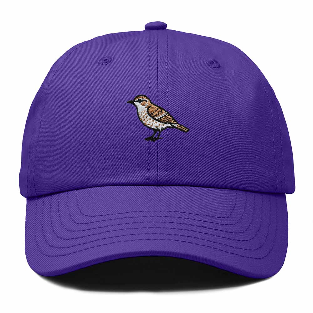 Dalix Cactus Wren Arizona Embroidered Bird Cotton Baseball Cap Dad Hat Mens Womens Outdoor Summer in Purple
