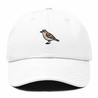 Dalix Cactus Wren Arizona Embroidered Bird Cotton Baseball Cap Dad Hat Mens Womens Outdoor Summer in White