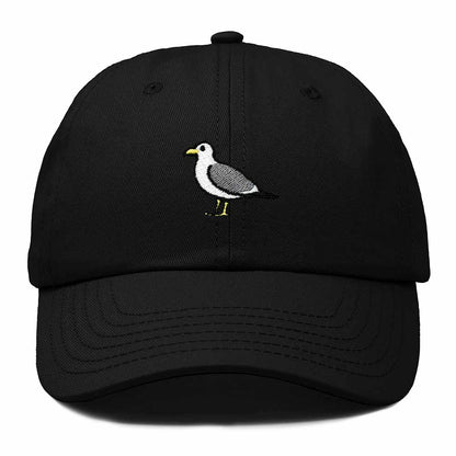 Dalix California Gull Utah Embroidered Bird Cotton Baseball Cap Dad Hat Mens Womens Outdoor Summer in Black