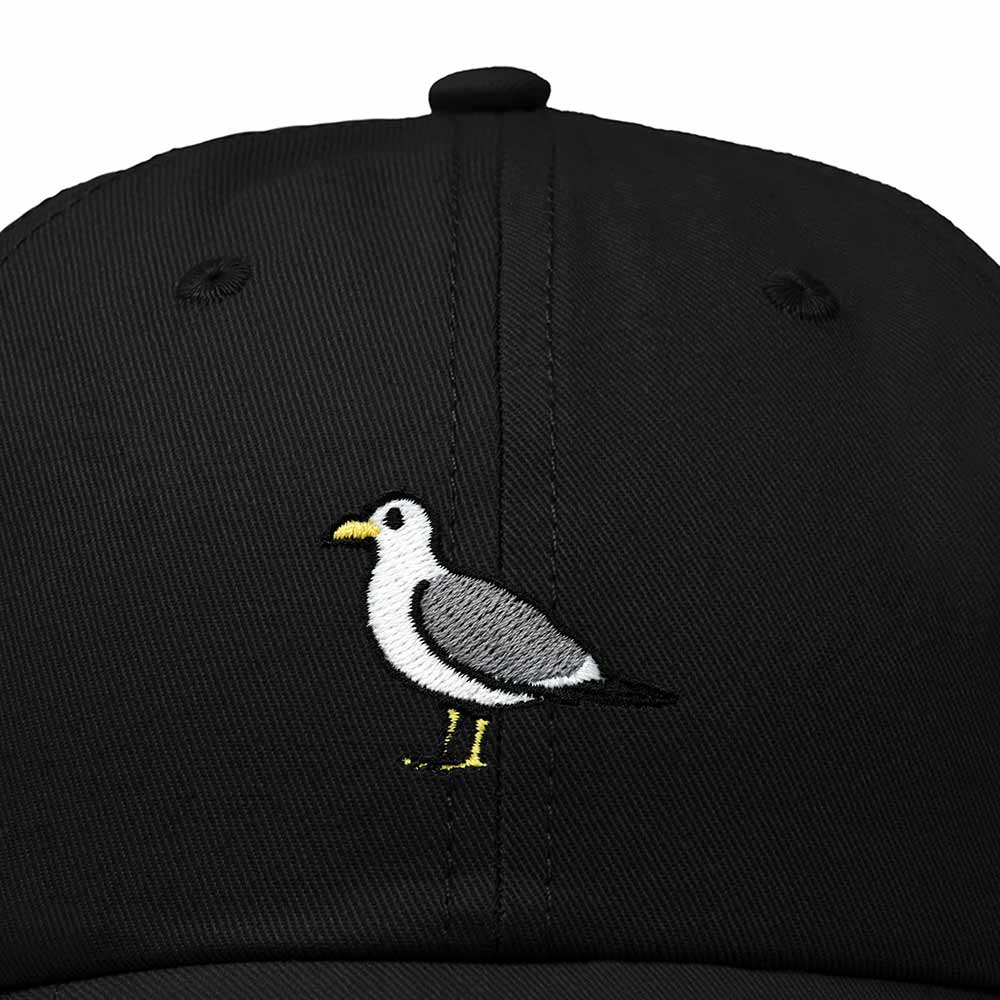 Dalix California Gull Utah Embroidered Bird Cotton Baseball Cap Dad Hat Mens Womens Outdoor Summer in Black