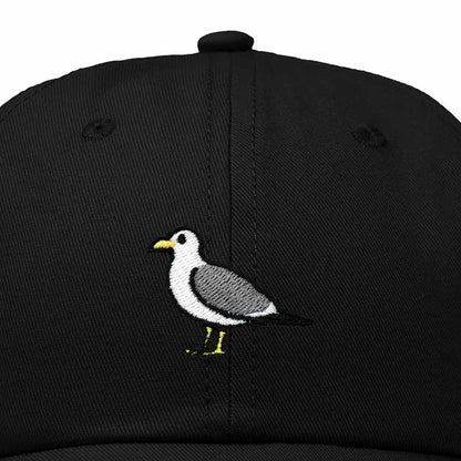 Dalix California Gull Utah Embroidered Bird Cotton Baseball Cap Dad Hat Mens Womens Outdoor Summer in Black